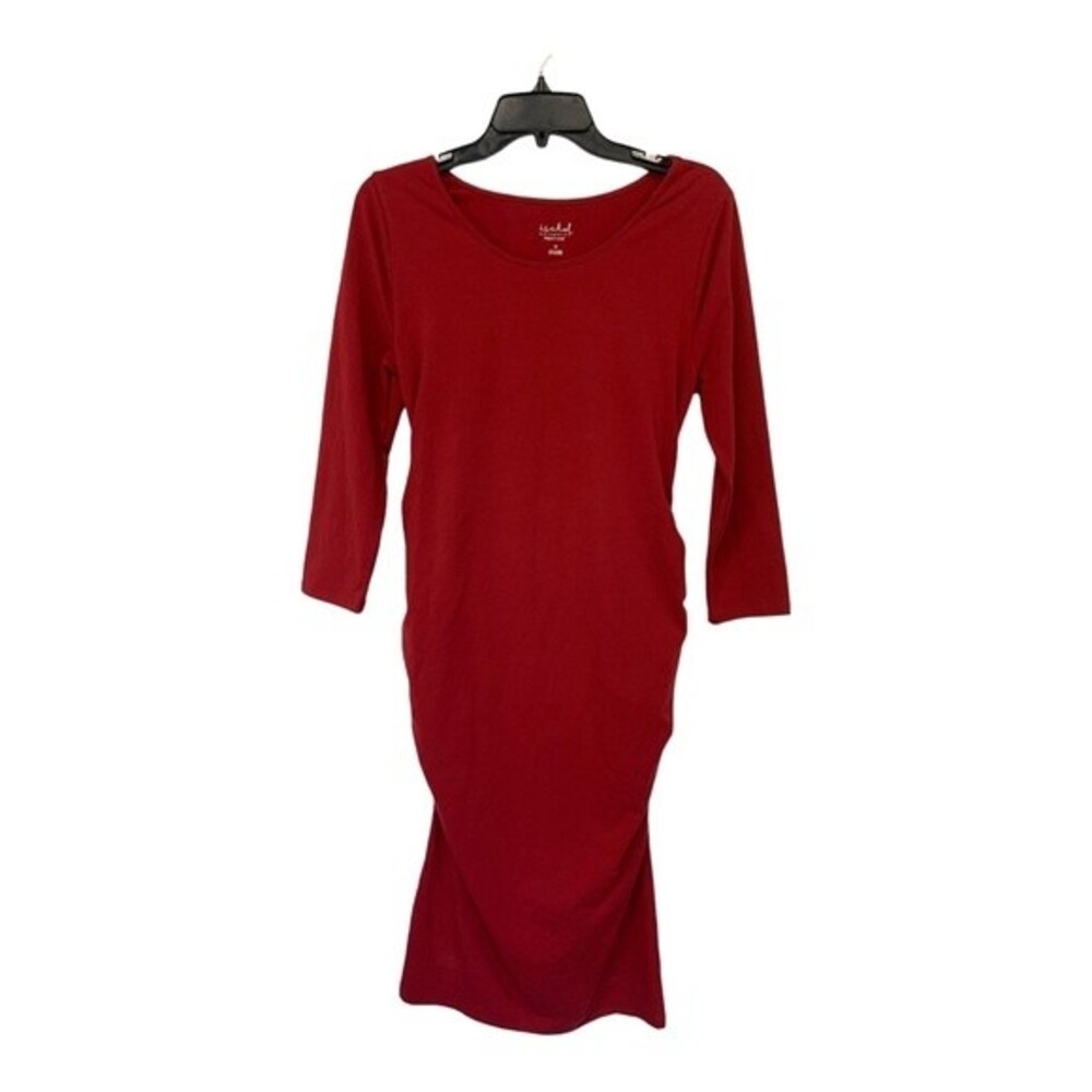 NWT Isabel Maternity‎ | 3/4 Sleeve T-Shirt Maternity Dress M - Picture 4 of 7